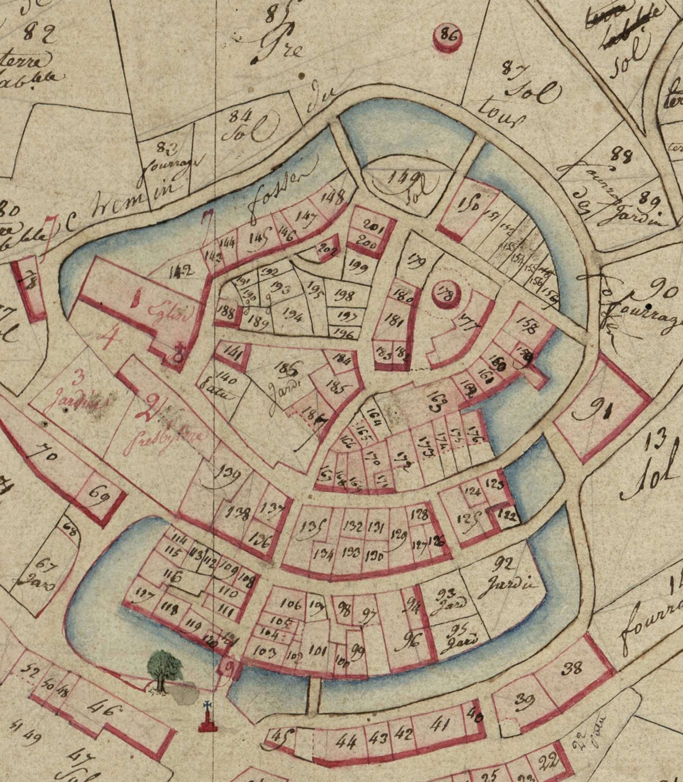Carte de Cailhau sous Napoléon