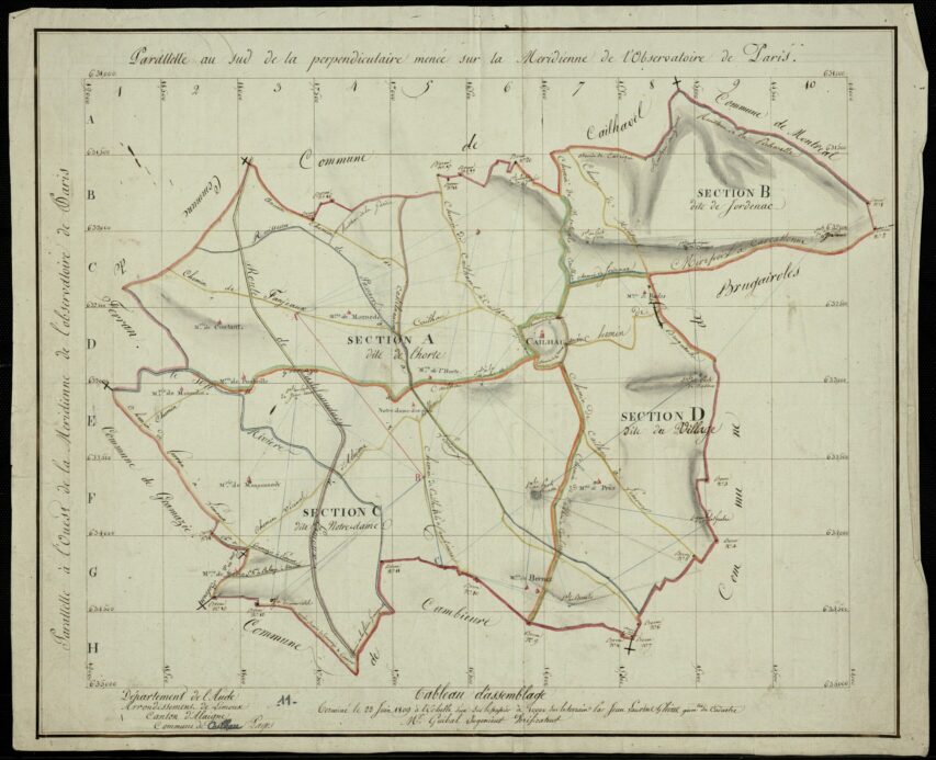 Cadastre Napoléonien 1809 Cailhau