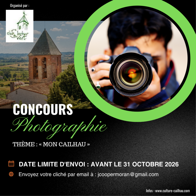 concours photo Cailhau 2026